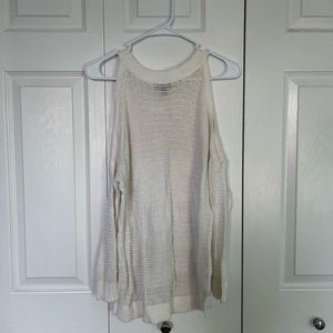 White sweater long sleeve